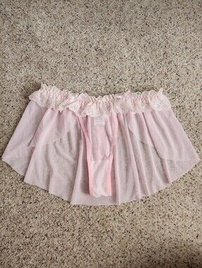 Pink Thong & Skirt Lingerie